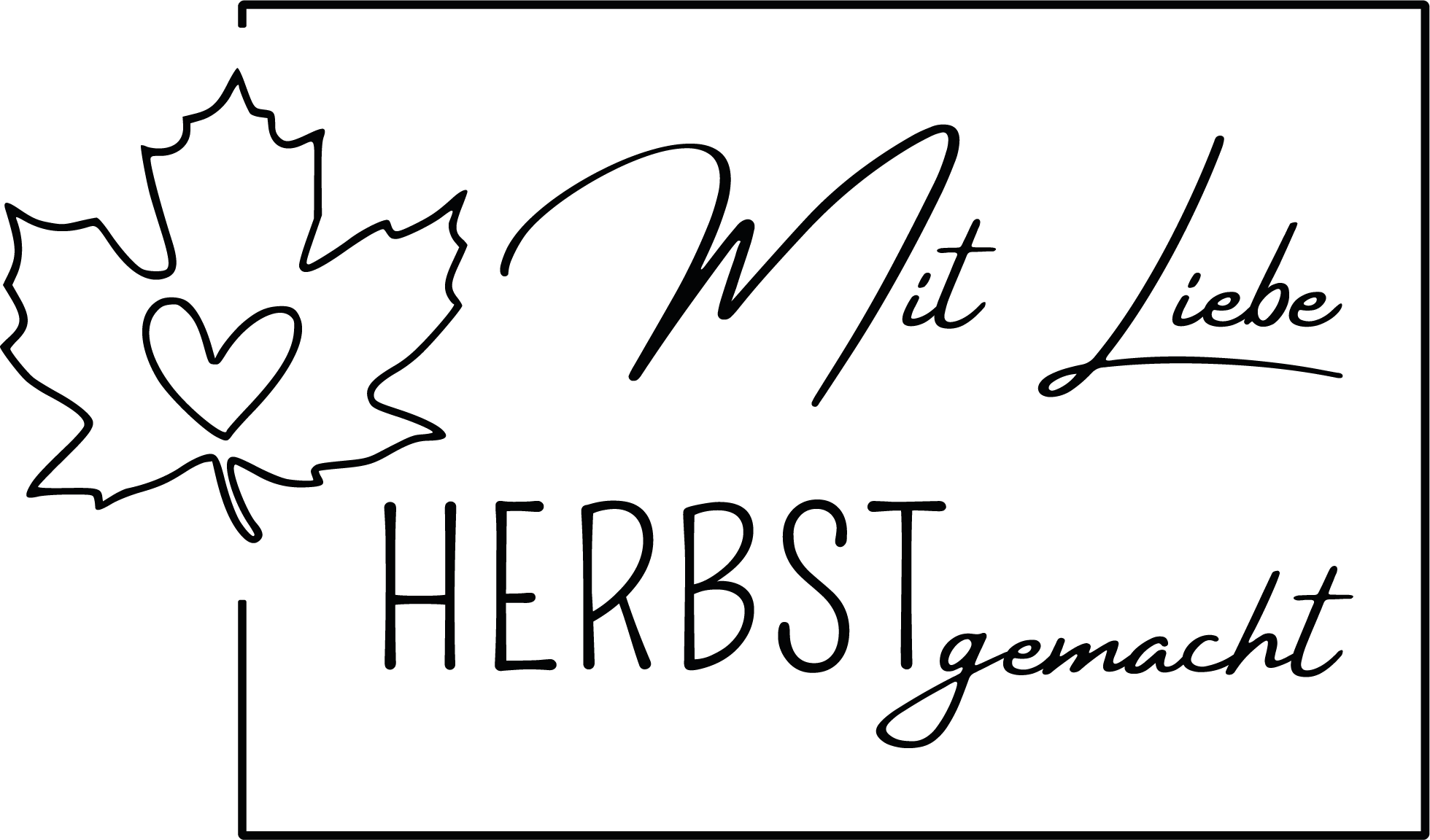 Mit Liebe Herbst gemacht